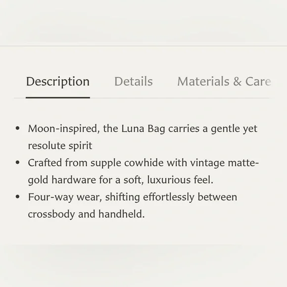 NWT Songmont Lilac Luna Bag with gold hardware - Picture 10 of 16